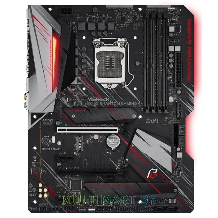 Материнская плата ASRock B365 Phantom Gaming 4